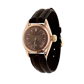 Ladies Rolex 14k Pink Gold Bubble Back