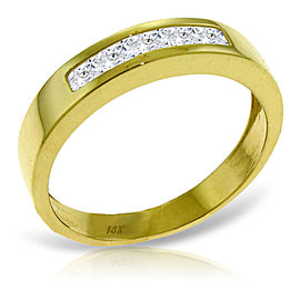0.6 CTW 14K Solid Gold Surprise Thrives Here White Topaz Ring