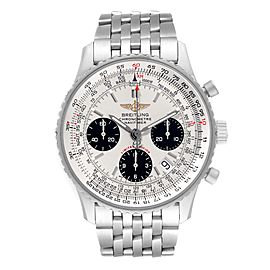 Breitling Navitimer Chronograph Panda Dial Steel Mens Watch