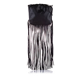 The Fringe Pouch Leather Shoulder Bag