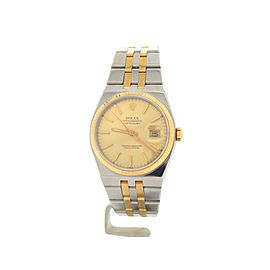 Rolex Oysterquartz Datejust 17013 Vintage 36mm Mens Watch