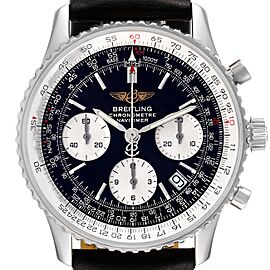 Breitling Navitimer Black Dial Chronograph Steel Mens Watch