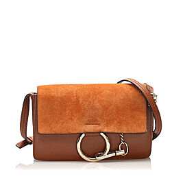 Chloe Faye Leather Crossbody Bag