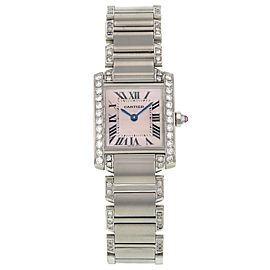 Cartier Tank Francaise 51028Q3 37mm Quartz Diamond Watch