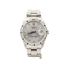 Rolex Date 15210 34mm Mens Watch