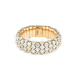 Stretch Collection 18K Yellow Gold Diamonds Ring