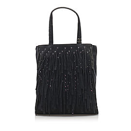 Chanel Fringe Suede Handbag