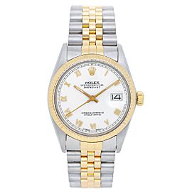 Rolex Datejust 16013 2-Tone Stainless Steel and 18K Yellow Gold 36mm Mens Watch