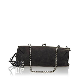 Dolce&Gabbana Suede Chain Shoulder Bag