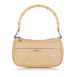 Gucci Bamboo Leather Baguette