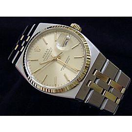 Rolex Oysterquartz Datejust 17013 Vintage 36mm Mens Watch