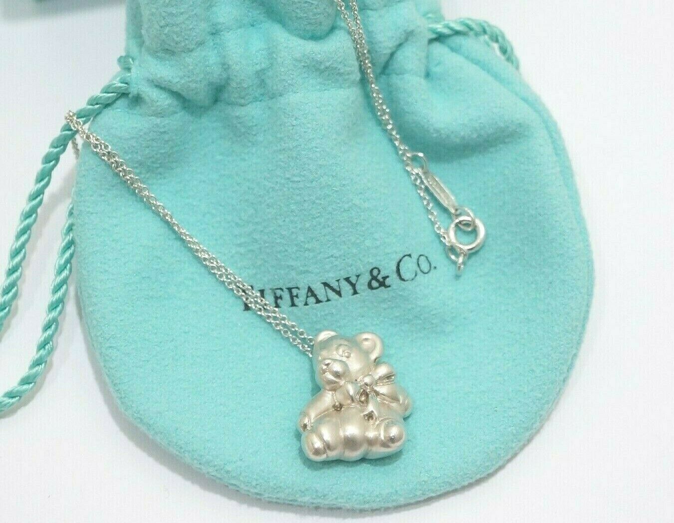 TIFFANY Co Sterling Silver Teddy Bear Necklace LXGoods 223 Tiffany Co. Buy at TrueFacet