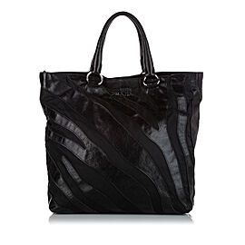 Prada Tessuto Nappa Waves Tote Bag