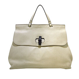 Gucci Bamboo Daily Leather Satchel