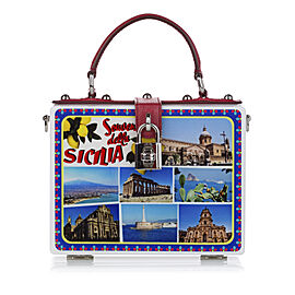 Dolce&Gabbana Souvenir Della Sicilia Box Satchel