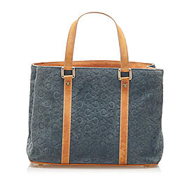 Celine C Macadam Suede Handbag