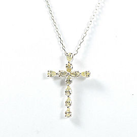 18K white Gold/Diamond Necklace