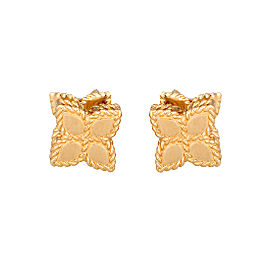 Roberto Coin 18K Yellow Gold Small Princess Flower Earrings