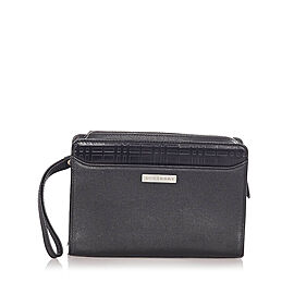 Burberry Leather Clutch Bag