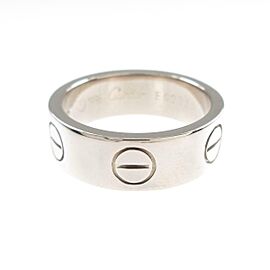 Cartier Love 18k White Gold Ring LXGKM-178