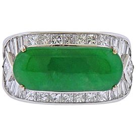 Jade Gold Diamond Ring