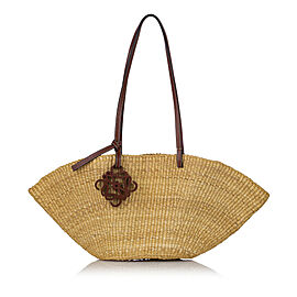 Loewe Raffia Shoulder Bag