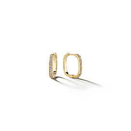 Piece Square Hoop Earrings