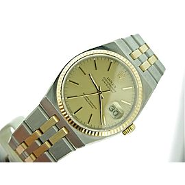 Rolex Oysterquartz Datejust 17013 Vintage 36mm Mens Watch