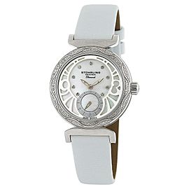 Stuhrling Soiree 504.1215P7 Stainless Steel Diamond & MOP 34mm Watch