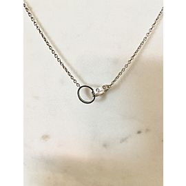 Cartier Love Necklace in White Gold