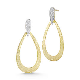 I.Reiss 14K Yellow Gold 0.22 Diamond Earrings