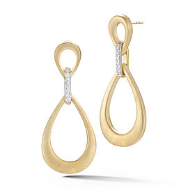 I.Reiss 14K Yellow Gold 0.14 Diamond Earrings