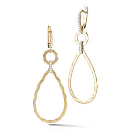 I.Reiss 14K Yellow Gold 0.18 Diamond Earrings