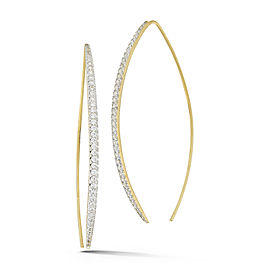 I.Reiss 14K Yellow Gold 0.78 Diamond Earrings