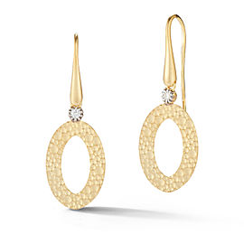 I.Reiss 14K Yellow Gold 0.08 Diamond Earrings