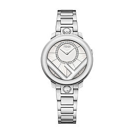 Fendi Timepieces Silver-white 28 mm F711024000D2