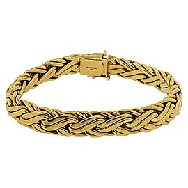 Tiffany & Co. 18K Yellow Gold Russian Weave Braid Woven Bracelet