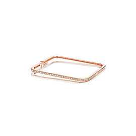 Piece Square Diamond Bangle