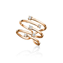 Piece Stick Ring with Diamond