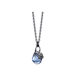 Stephen Webster Stainless Steel with Sapphire Crystal & Diamond Necklace