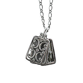 Monica Rich Kosann Sterling Silver Gate Frame Locket