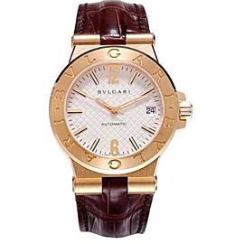 Bulgari Diagono DG35C6GLD 18K Yellow Gold 35mm Watch