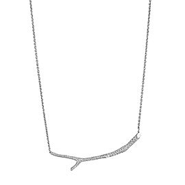 18K Gold Wonderland Twig and Diamond Necklace
