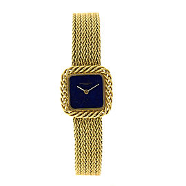 Vacheron Constantin 18K Yellow Gold Lapis Dial Womens Watch