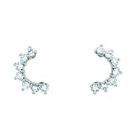 Tiffany & Co. Platinum Diamond Earrings