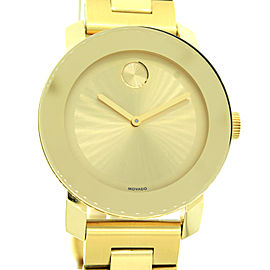 Movado Gold Tone Bold Watch