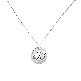 Tiffany Notes Alphabet Disc Charm Bracelet