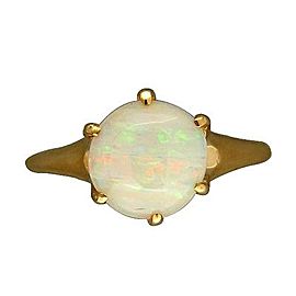 14K Yellow Gold with Opal Ring Size 5.75
