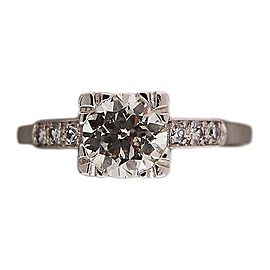 Platinum 1.07ct Diamond Ring Size 8.75
