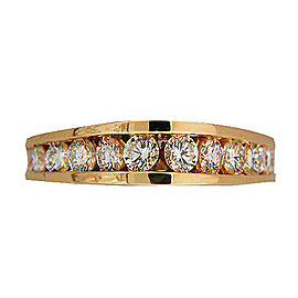14K Yellow Gold with 0.75ct Graduated Diamond Ring Size 7.25